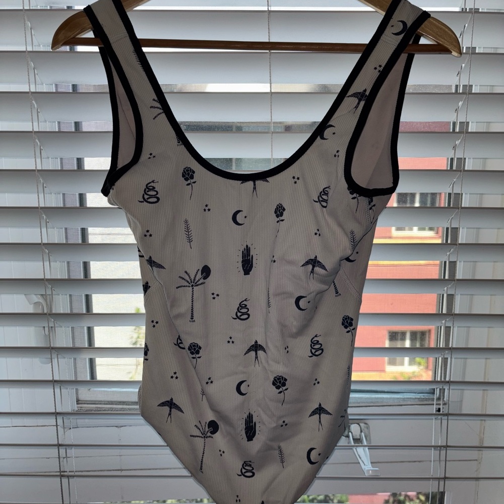 Hurley Black and Gray Swimsuit